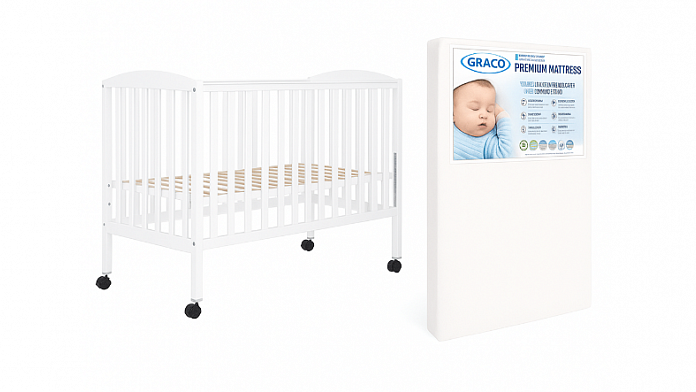 Dream On Me Full Size Crib with Foam Mattress and Sheet