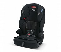 Harness booster seat available for rent in Denver, Colorado.